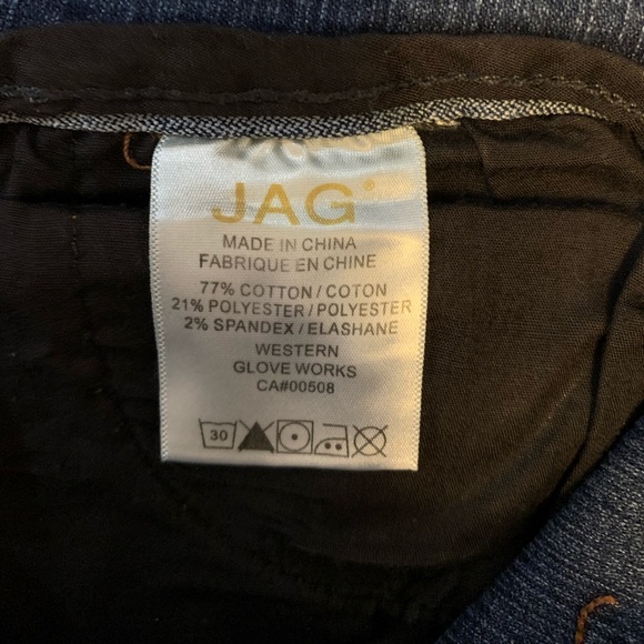 JAG Jeans Slipon Jeggings Wide Waist Band Size 4P - Picture 3 of 7